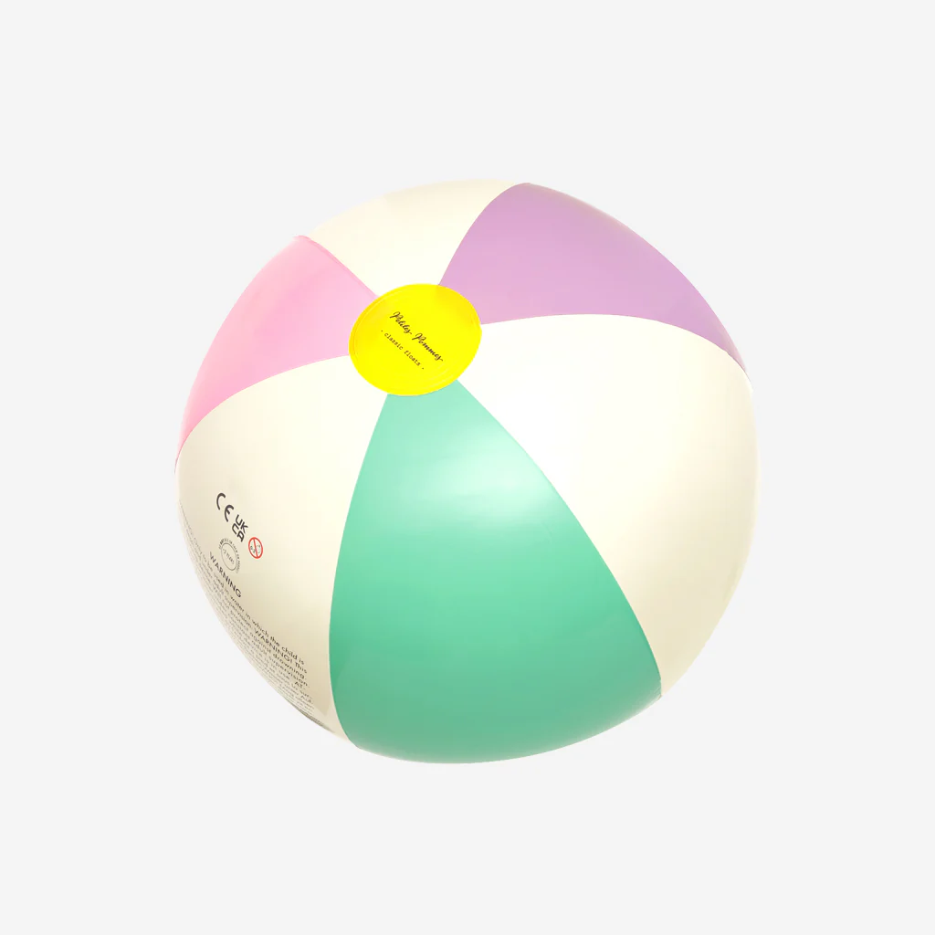 Petite Pommes Otto Beach Ball Peppermint Violet Pink - Image 4