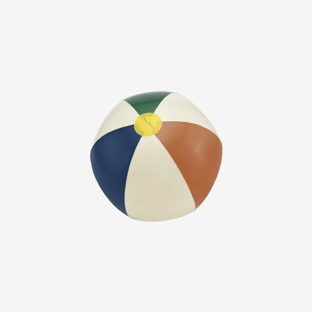 Petite Pommes Otto Beach Ball Tangerine Blue Green