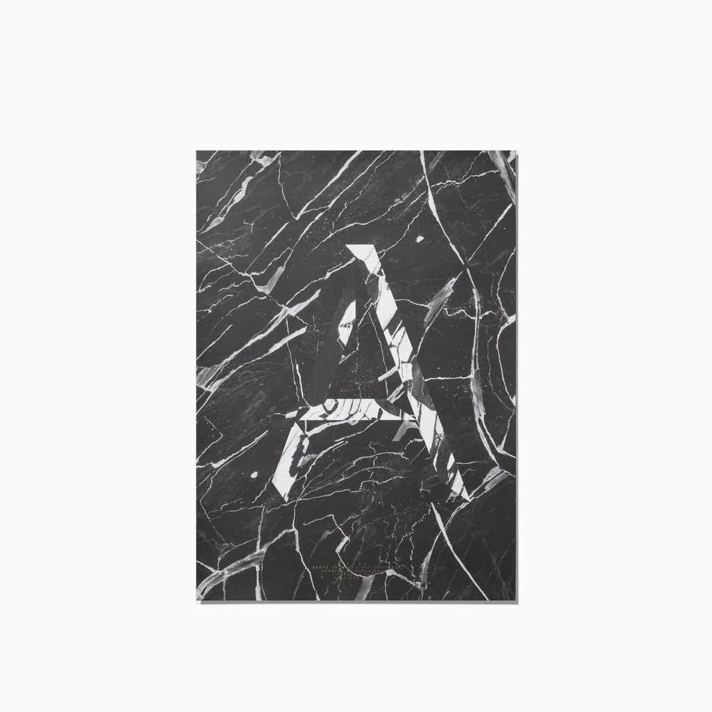 Playtype 'A' in FAUX Marble Poster