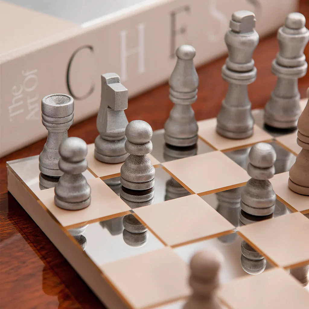 Printworks Classic Art of Chess Beige Mirror - Image 3