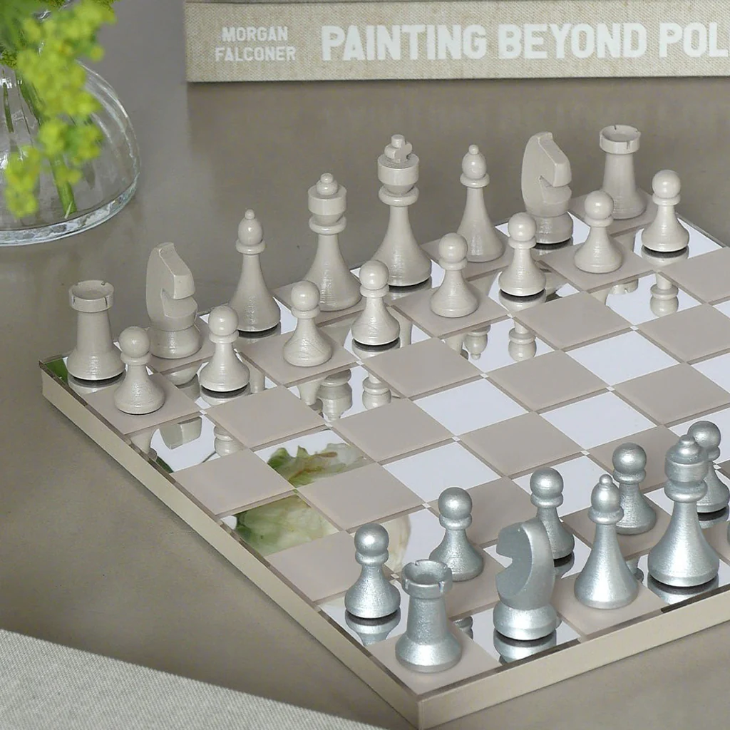 Printworks Classic Art of Chess Beige Mirror - Image 4
