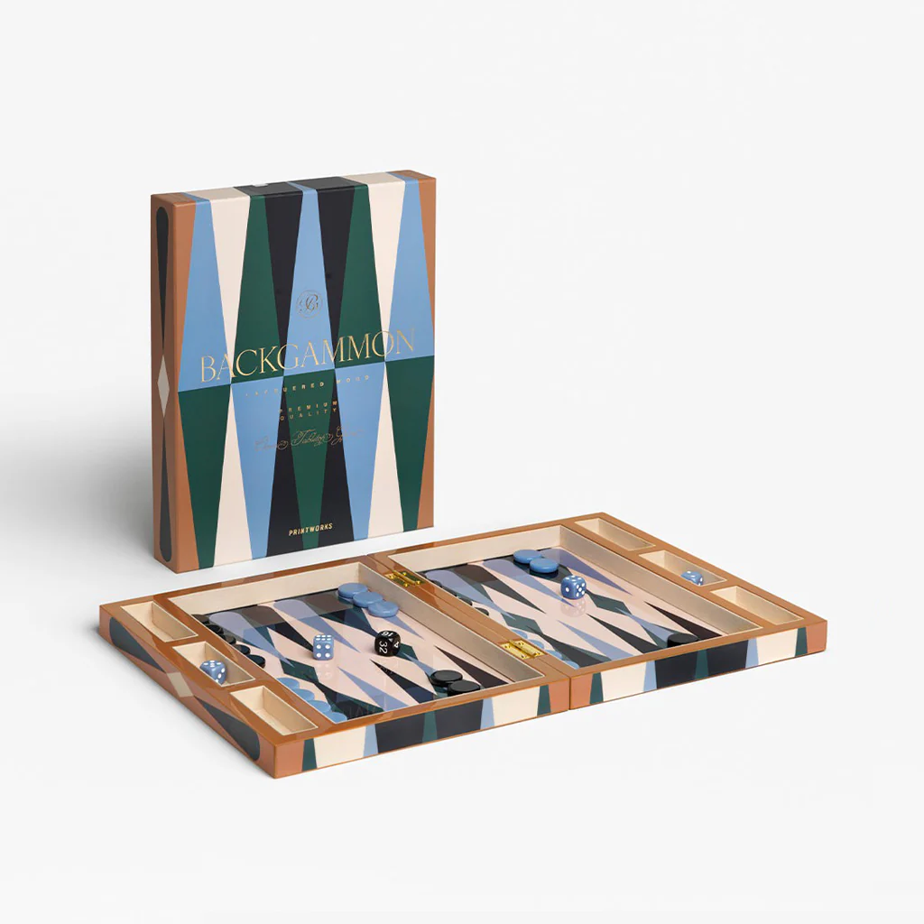 Printworks Classic Backgammon Lacquered Wood - Image 8