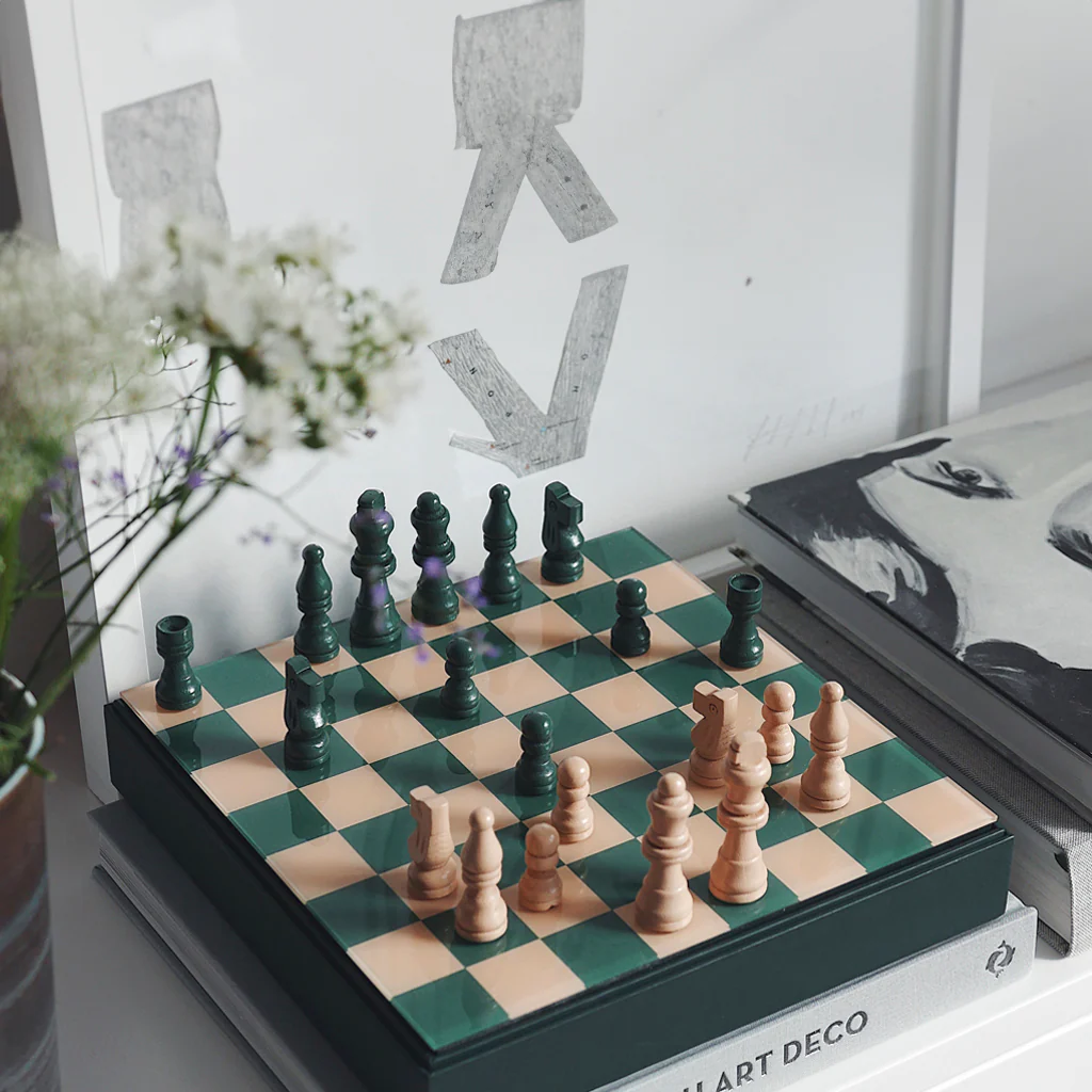 Printworks Classic Chess Green Beige - Image 2