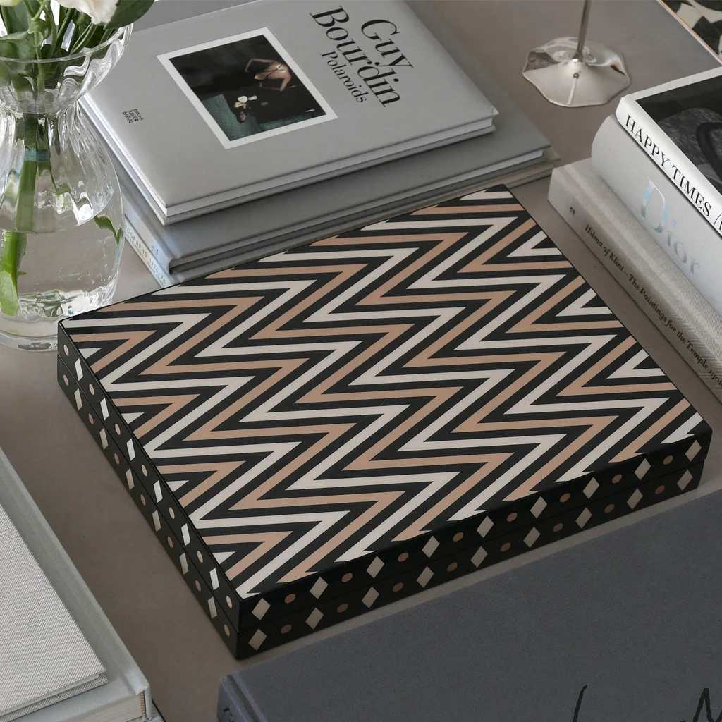 Printworks Classic Backgammon Lacquered Wood Black - Image 3