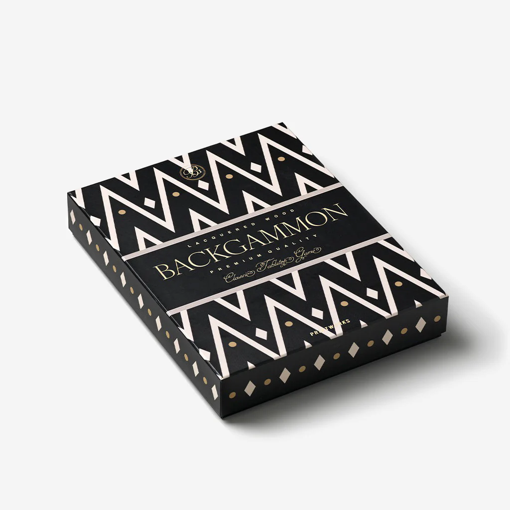 Printworks Classic Backgammon Lacquered Wood Black - Image 9