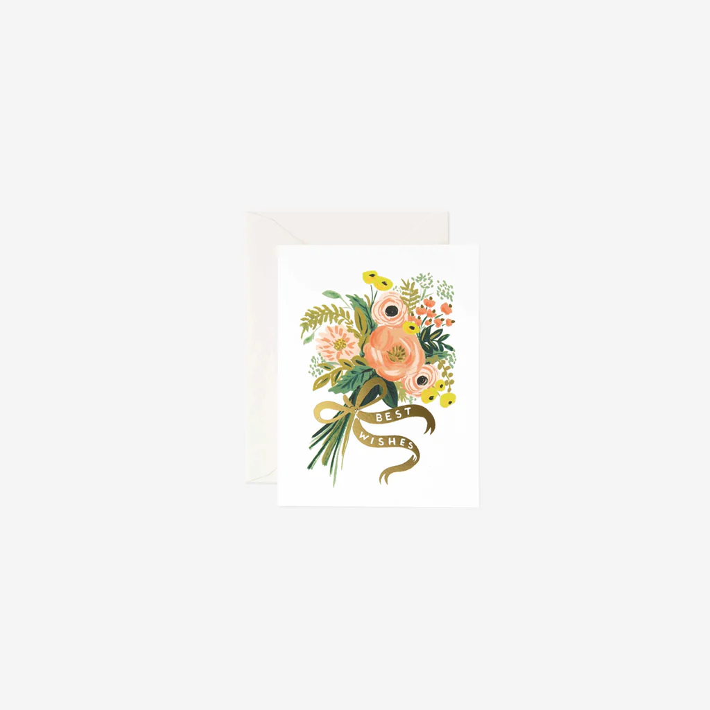 Rifle Paper Card Best Wishes