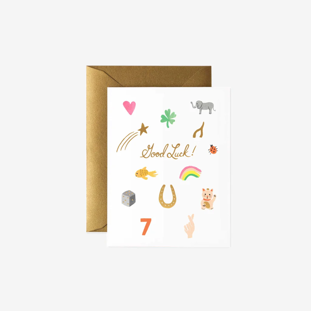 Rifle Paper Card Good Luck - Image 2