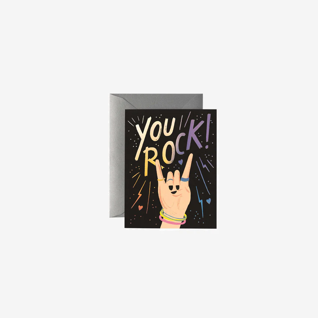 Rifle Paper Card You Rock