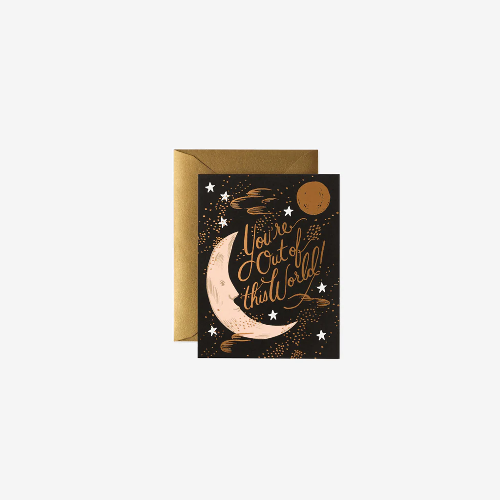 Rifle Paper Card You're Out of this World