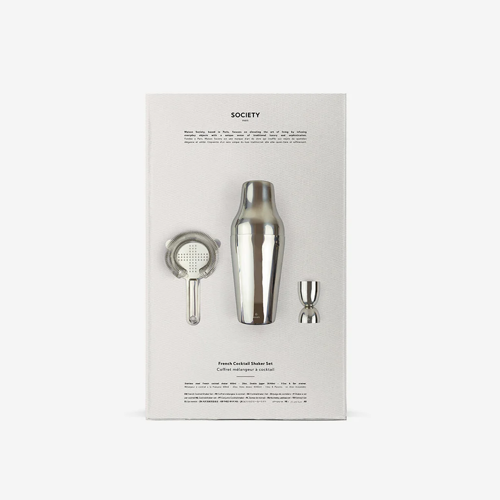 Society Paris Barware Cocktail Shaker French - Image 3
