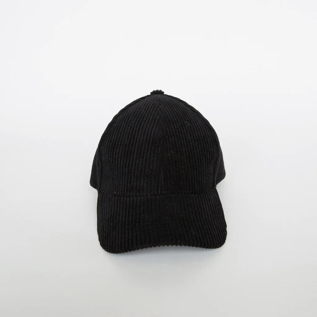 Sophie Cord Cap Black - Image 4