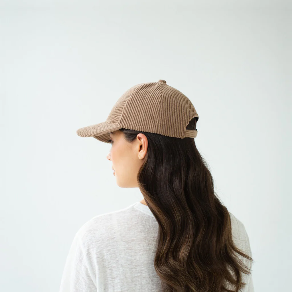 Sophie Cord Cap Sand - Image 2