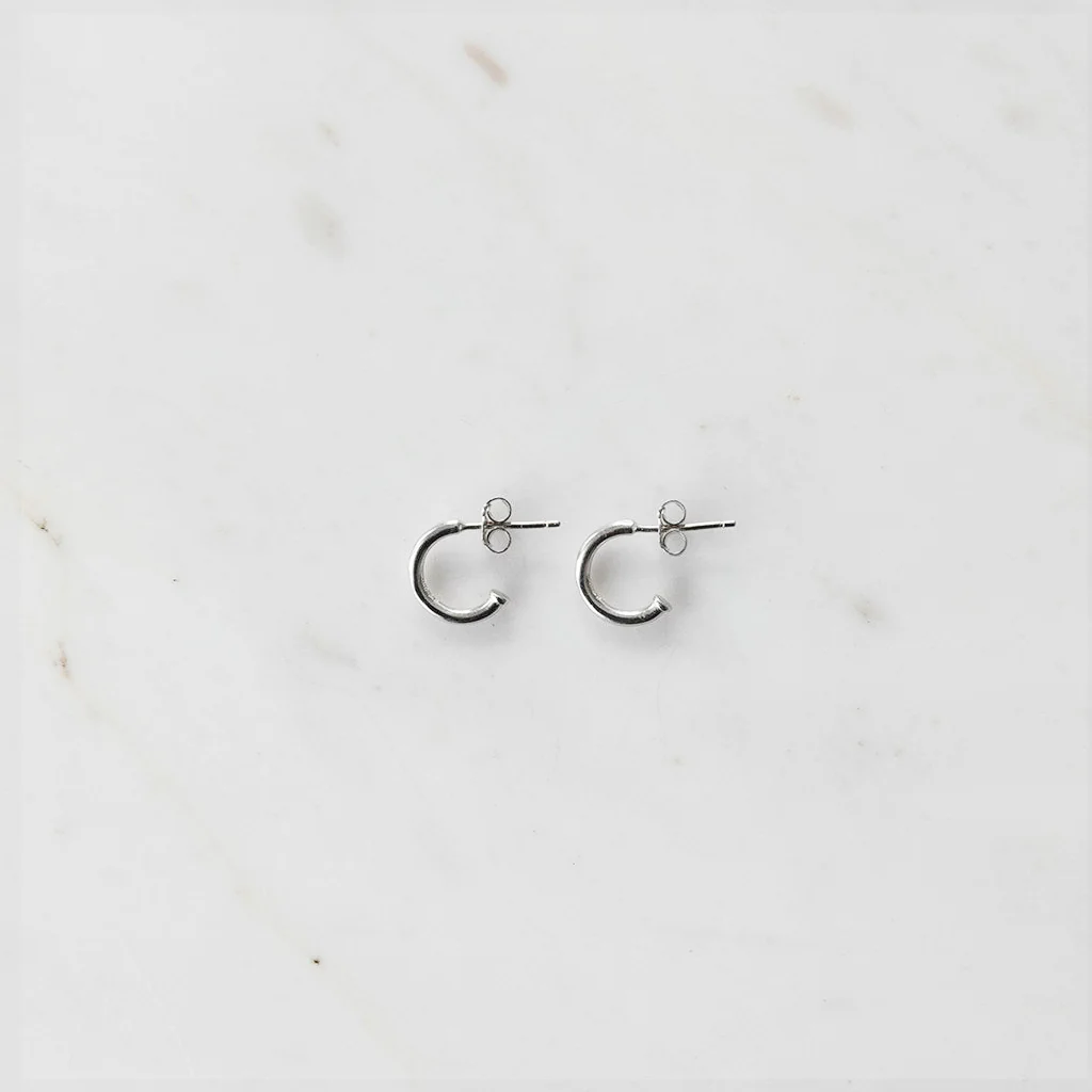 Sophie Earrings Hoop Studs - Image 3