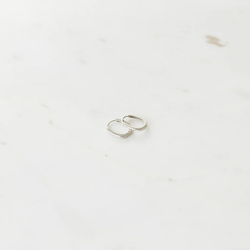 Sophie Earrings So Sleek Rock Hoops