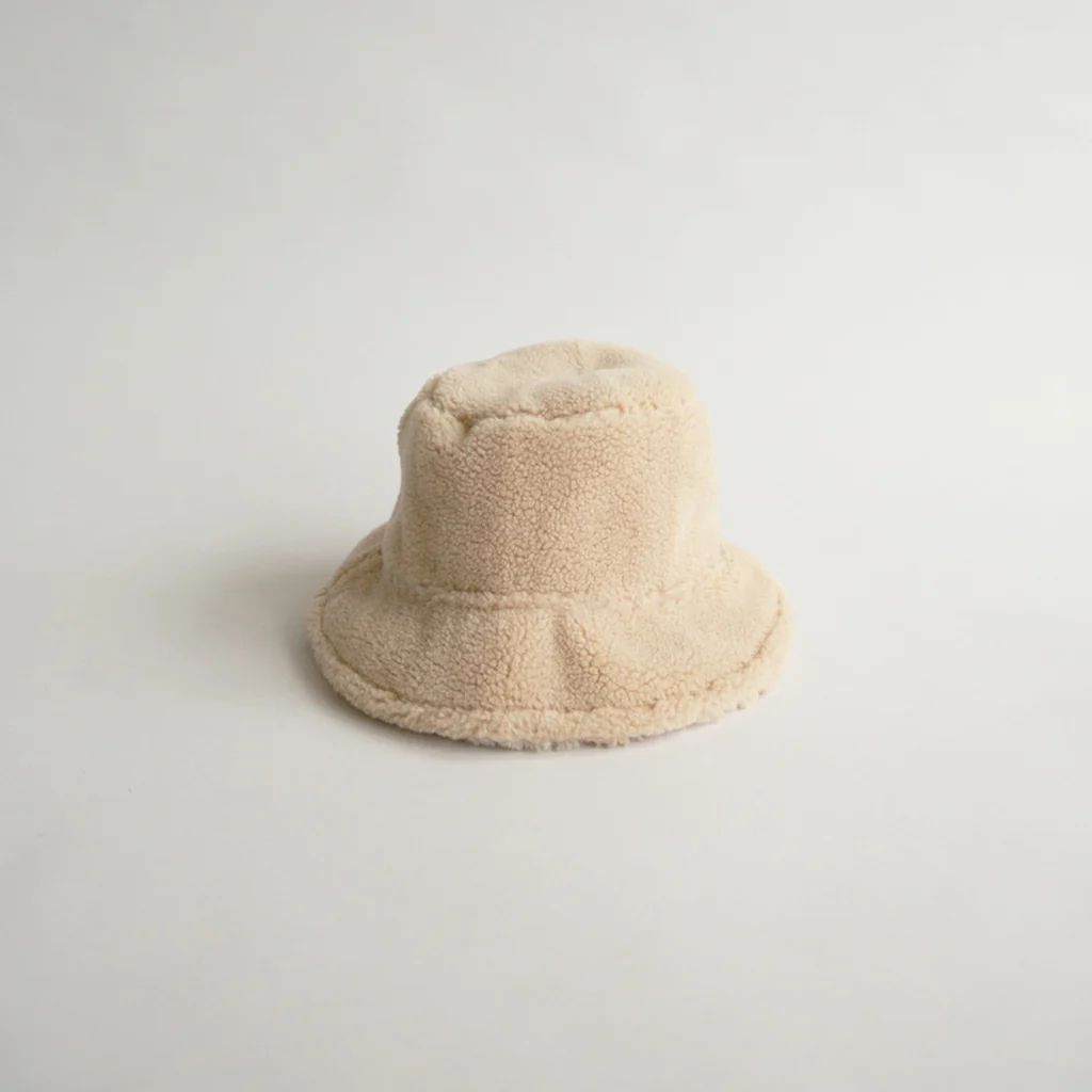 Sophie Fluffy Love Bucket Hat Stone - Image 3