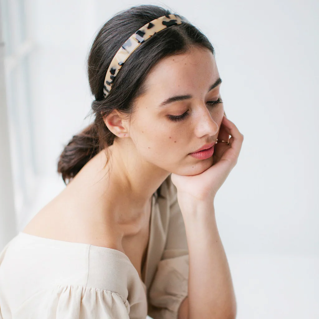 Sophie Headband Dark Tort - Image 2