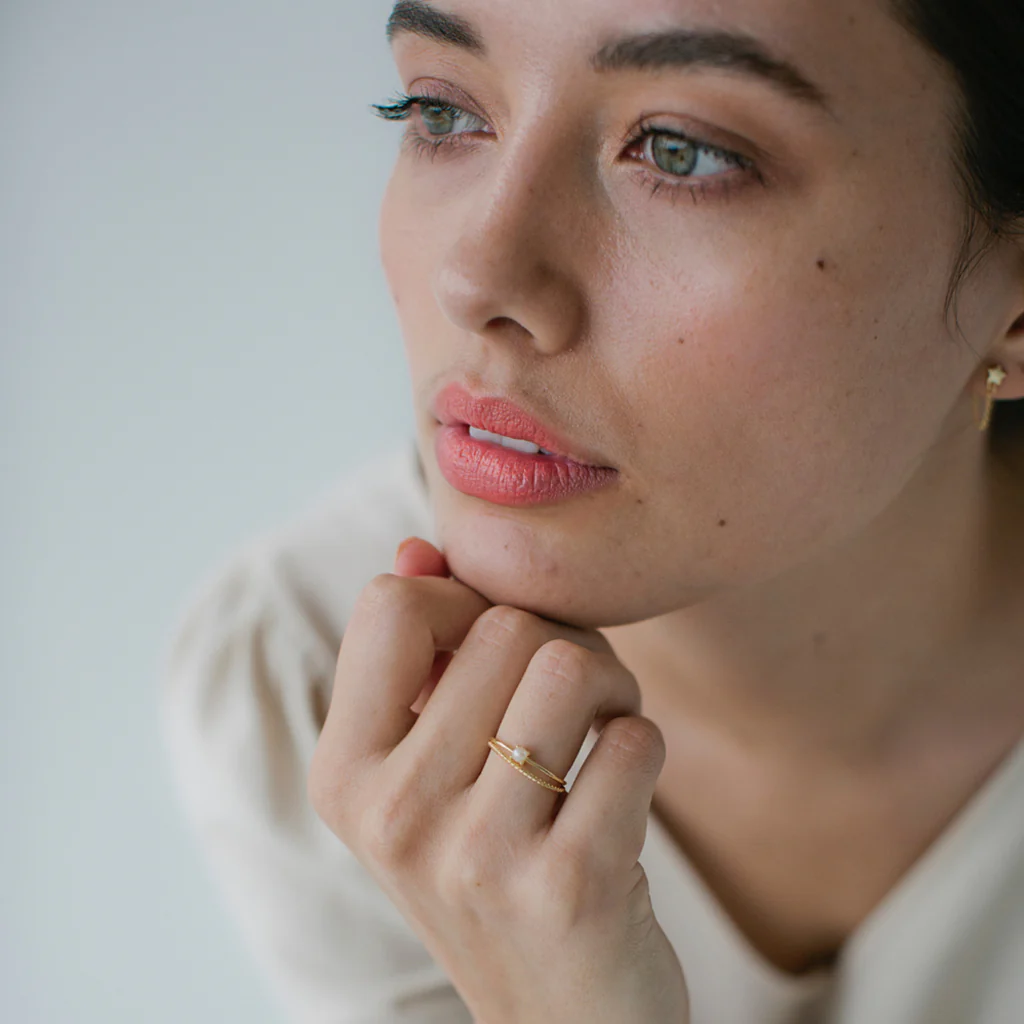 Sophie Ring Mini Pearl - Image 3