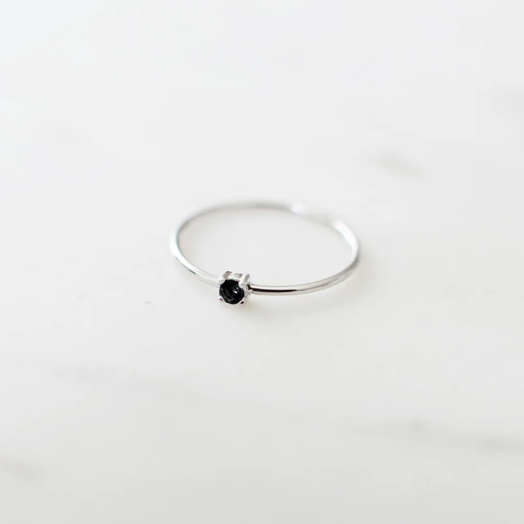 Sophie Ring Mini Rock Black - Image 2