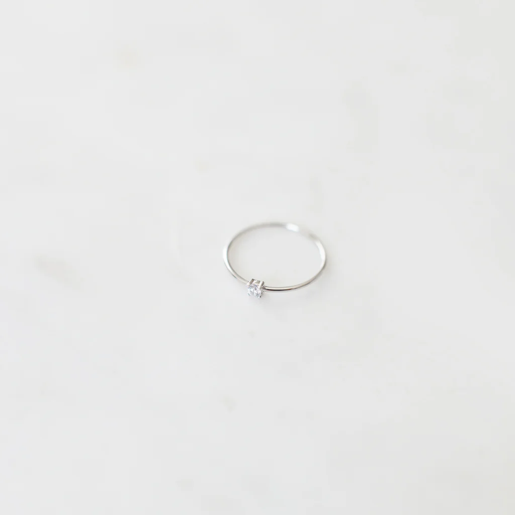 Sophie Ring Mini Rock Clear