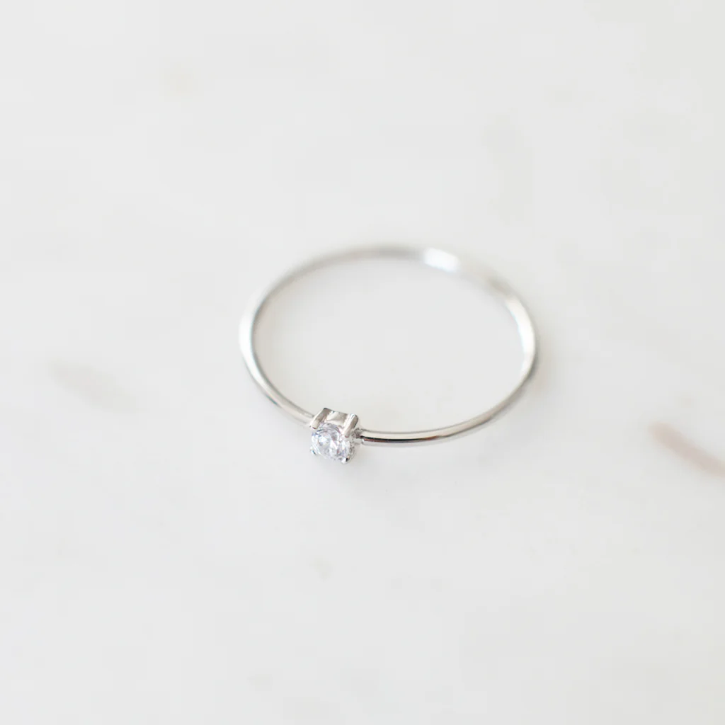 Sophie Ring Mini Rock Clear - Image 3