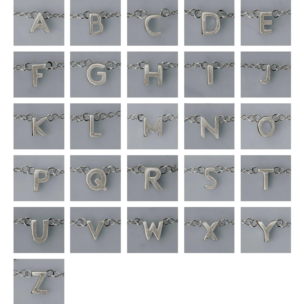 Sophie Necklace Little Letters Silver - Image 6