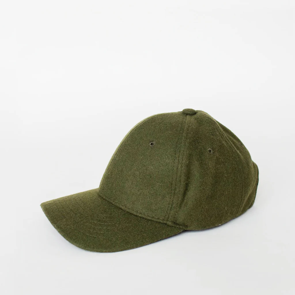 Sophie Wool Cap Olive - Image 3