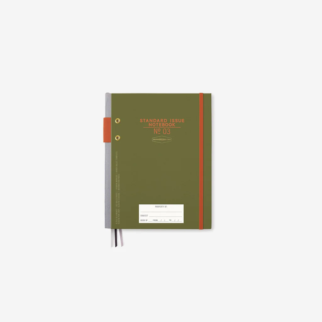 Standard Issue Notebook No.3 Khaki Green
