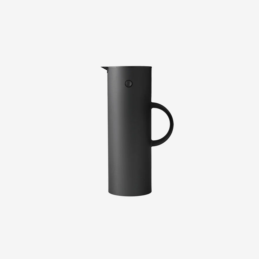 Stelton EM77 Vacuum Jug Soft Black 1L