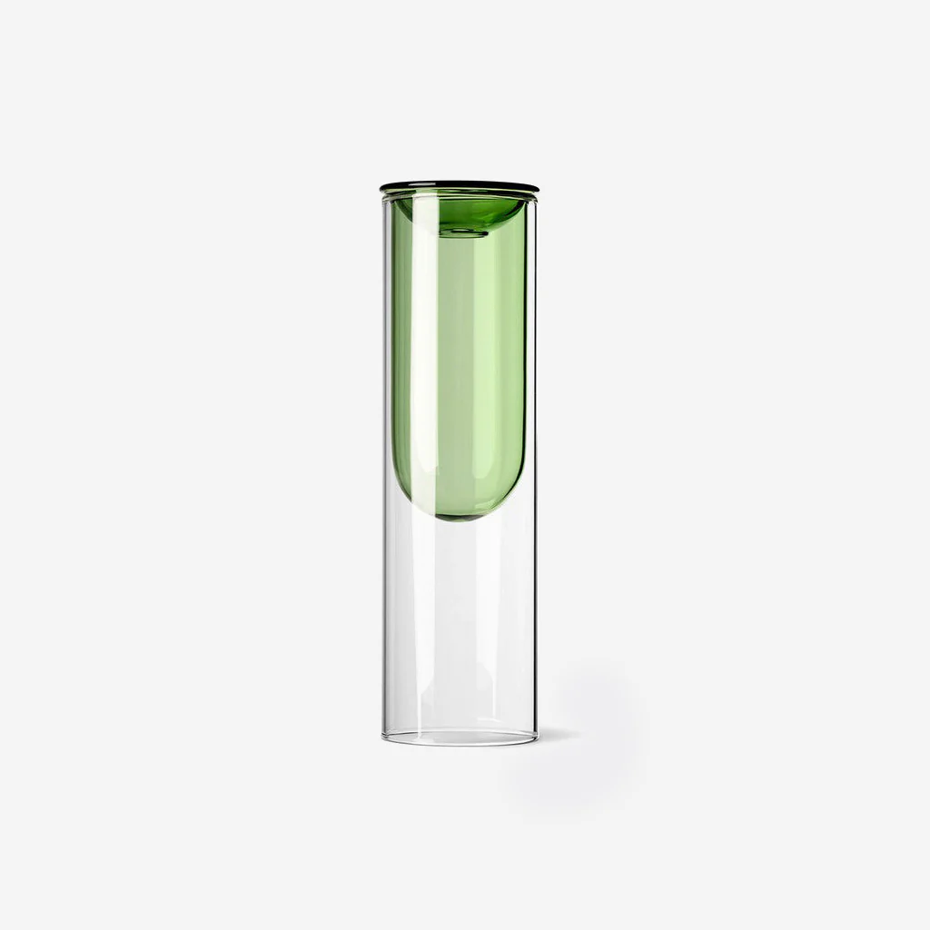 Studio Milligram Glass Propagation Vase Green - Image 4
