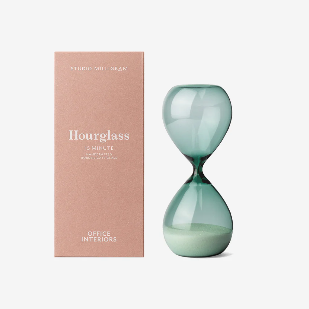 Studio Milligram Hourglass Teal 15min - Image 2