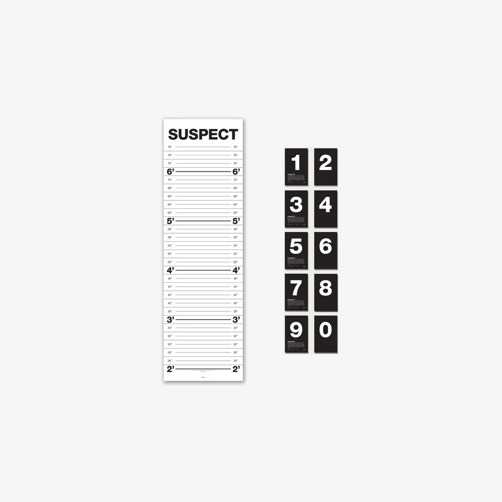 Suck UK Mugshot Height Chart - Image 3