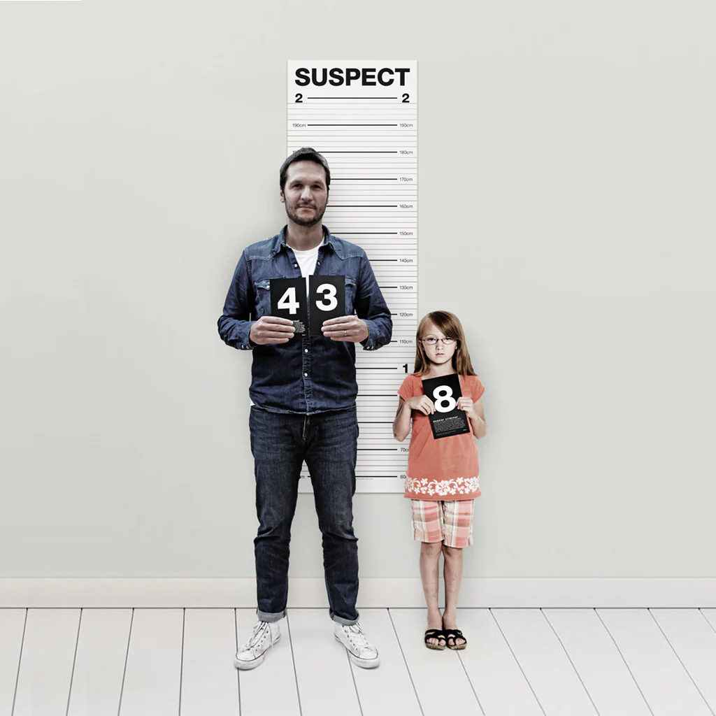 Suck UK Mugshot Height Chart - Image 4