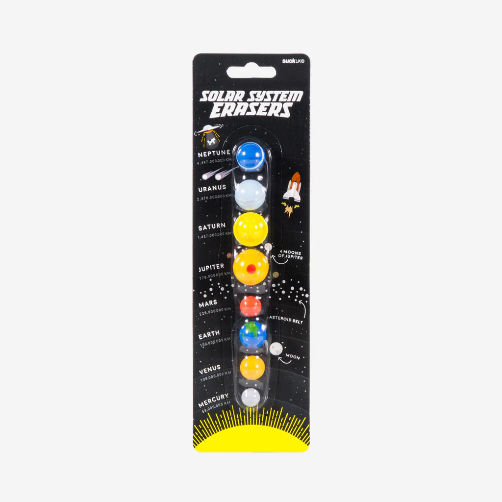 Suck UK Solar System Erasers - Image 7