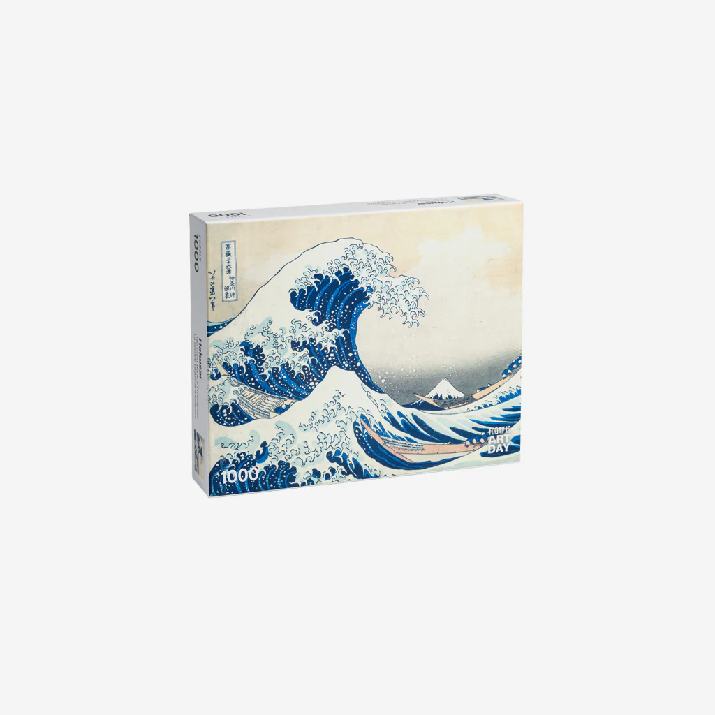 Today Is Art Day Hokusai The Great Wave 1000 Piece Jigsaw Puzzle