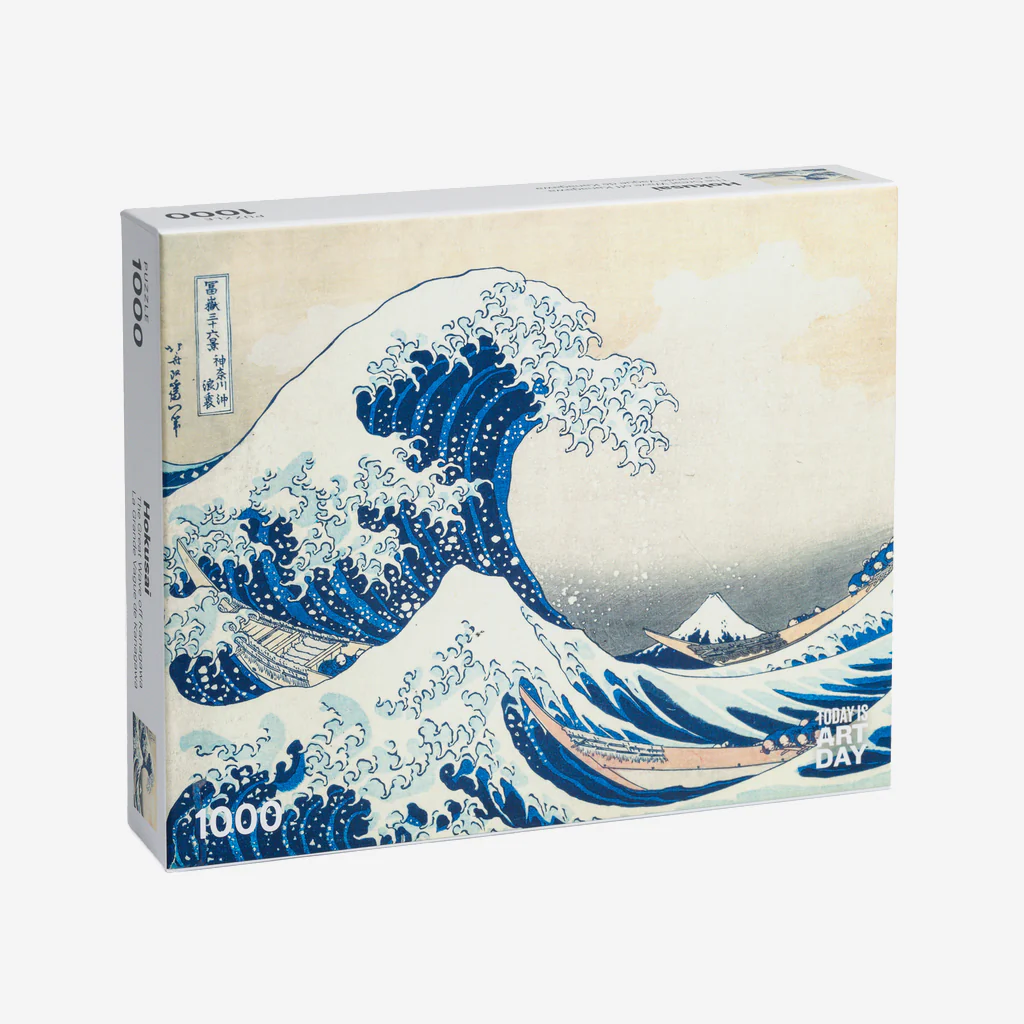 Today Is Art Day Hokusai The Great Wave 1000 Piece Jigsaw Puzzle - Image 7