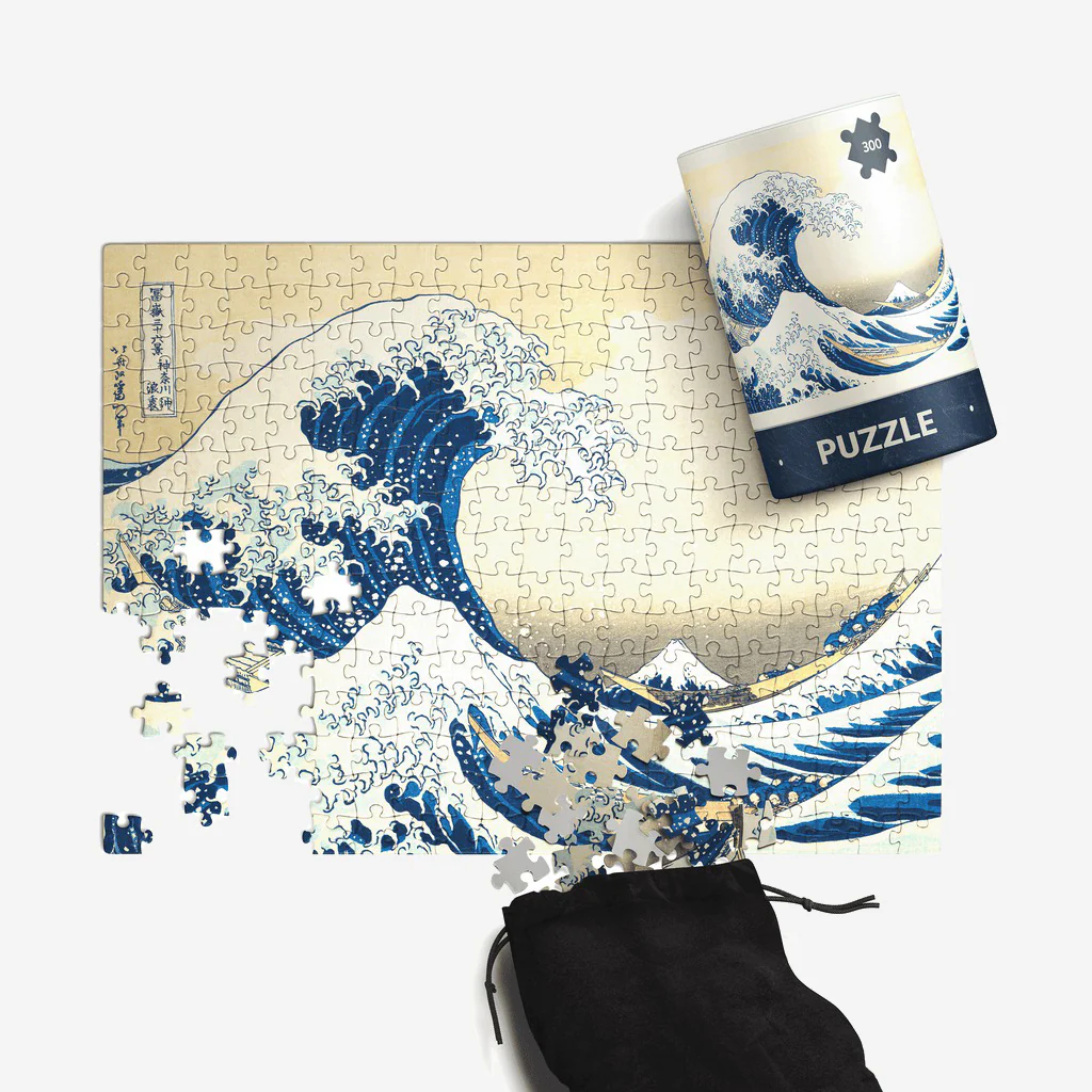 Today Is Art Day Hokusai The Great Wave 300 Piece Jigsaw Puzzle - Image 2