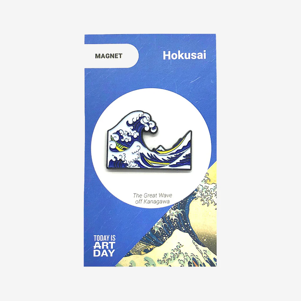 Today Is Art Day Hokusai The Great Wave Magnet - Image 4