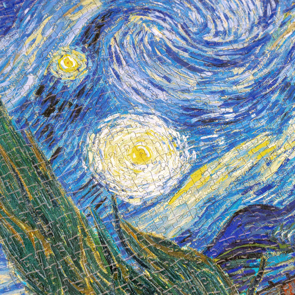 Today Is Art Day Vincent Van Gogh Starry Night 1000 Piece Jigsaw Puzzle - Image 3