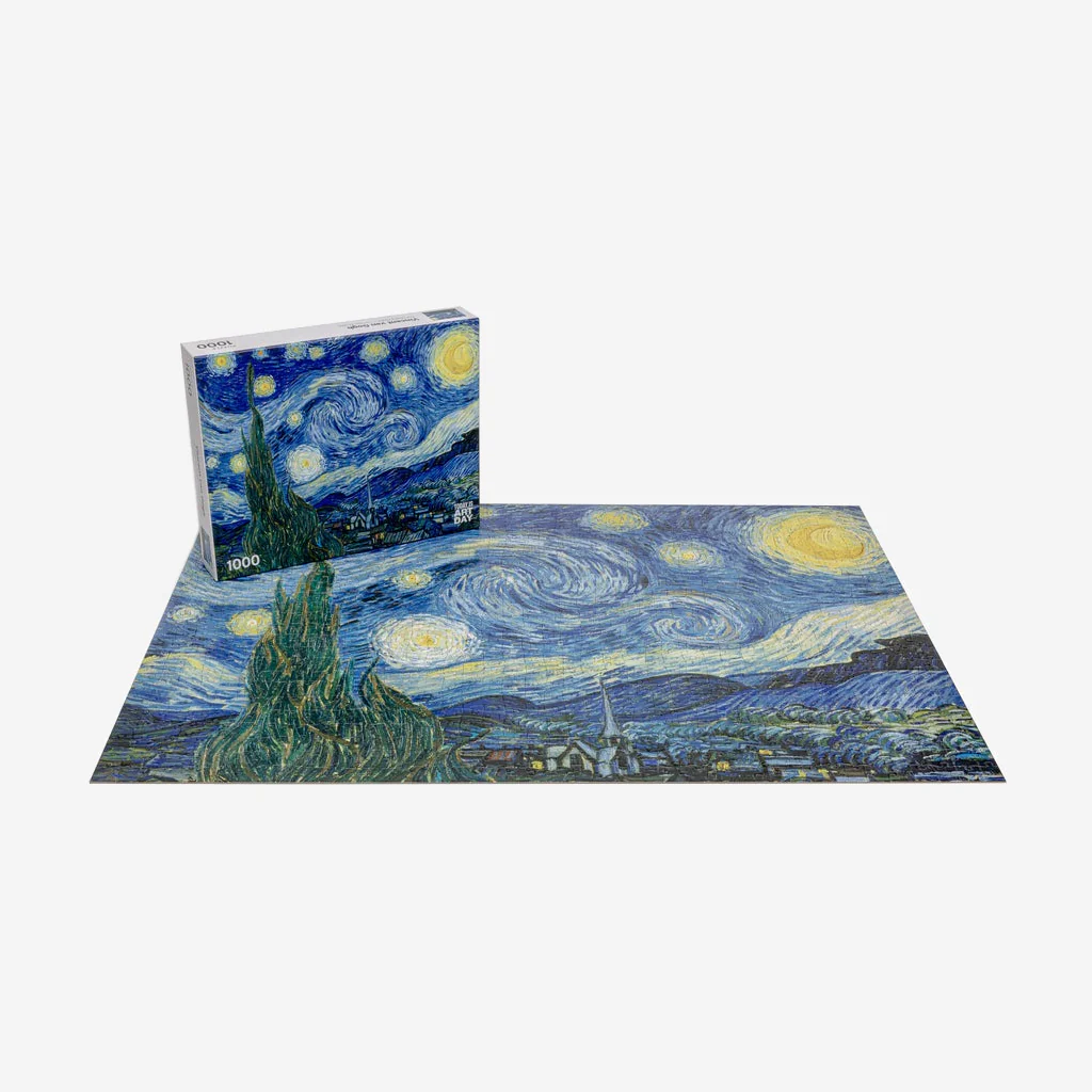 Today Is Art Day Vincent Van Gogh Starry Night 1000 Piece Jigsaw Puzzle - Image 4