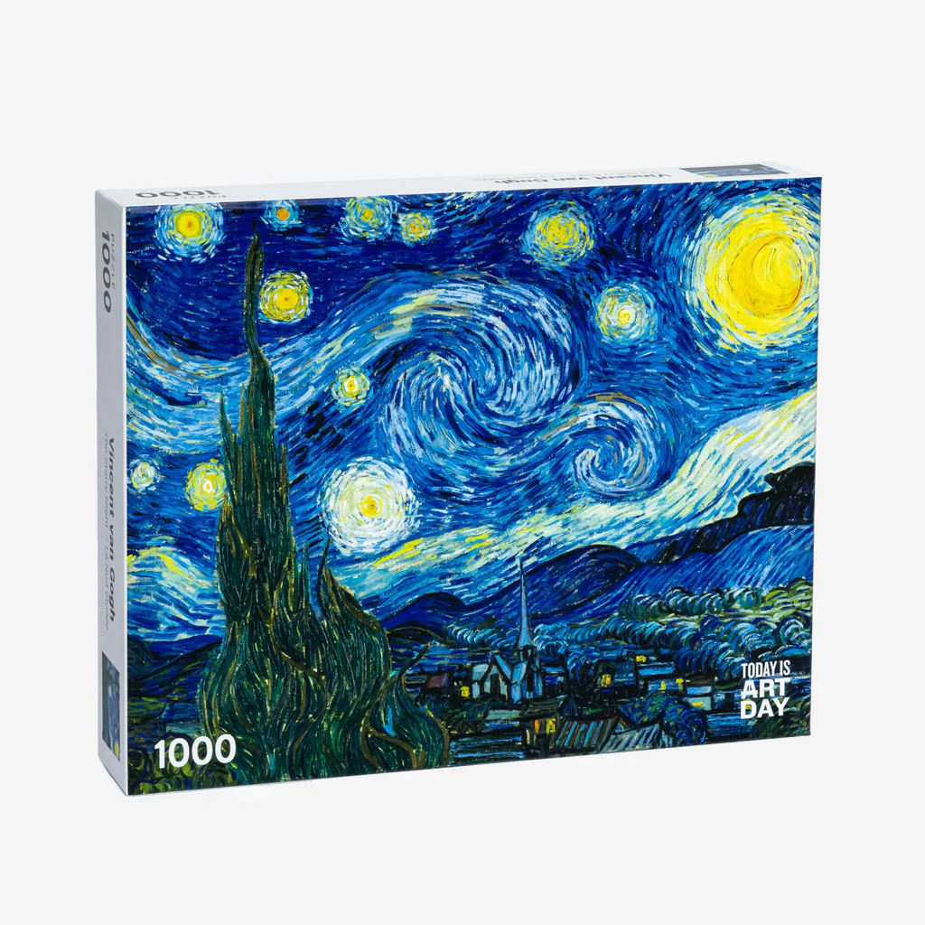 Today Is Art Day Vincent Van Gogh Starry Night 1000 Piece Jigsaw Puzzle - Image 7