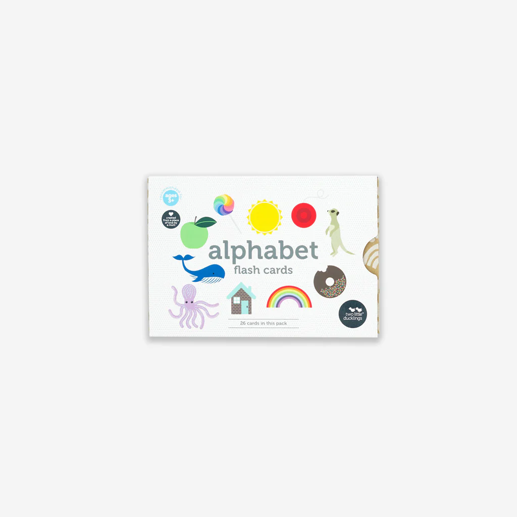 Two Little Ducklings Alphabet Flash Cards