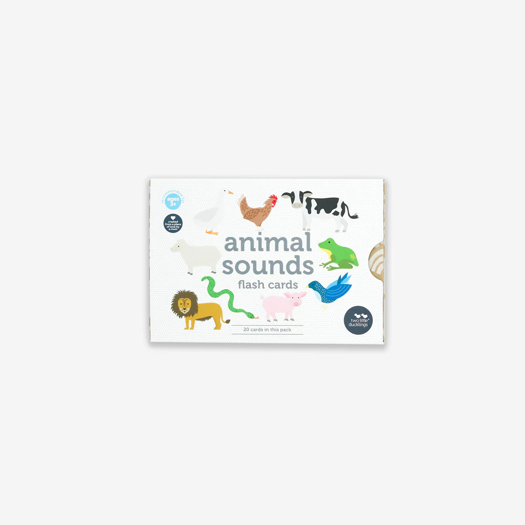 Two Little Ducklings Animal Sound Flash Cards