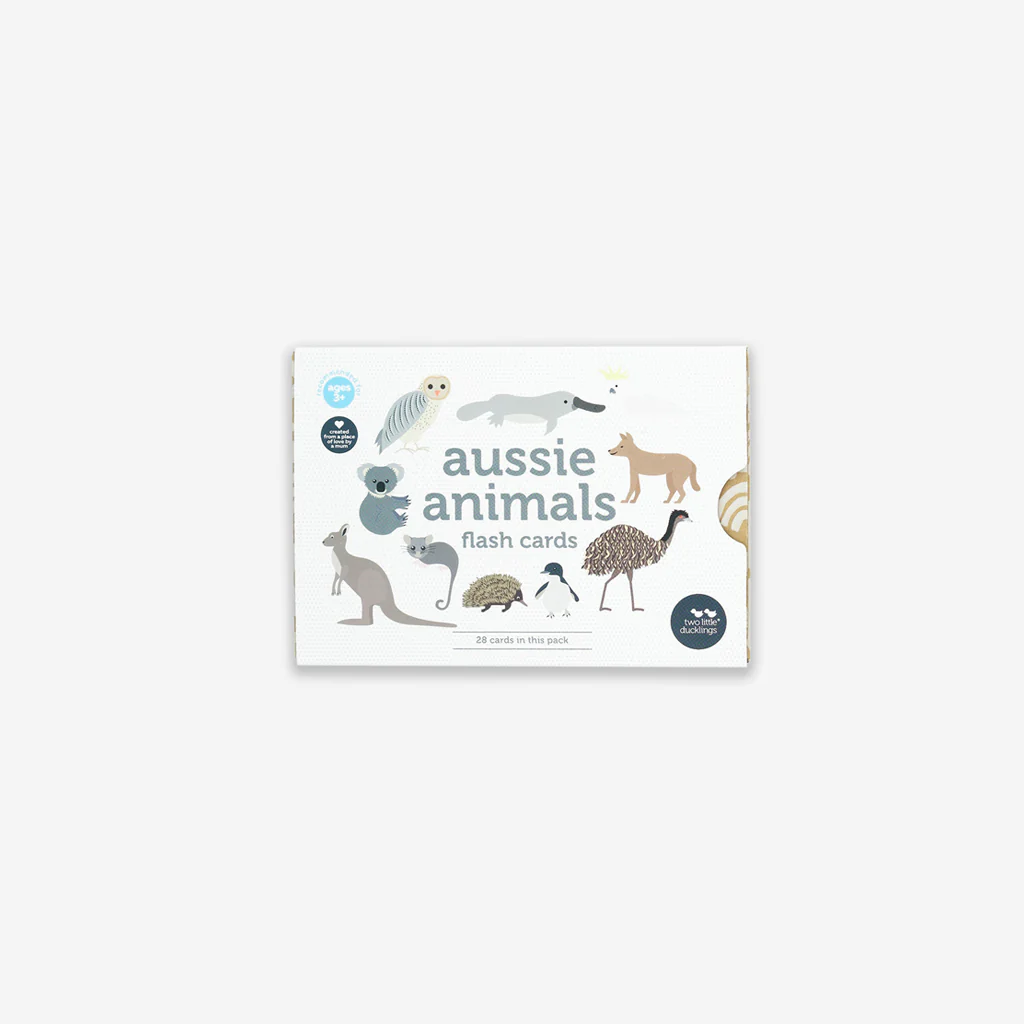 Two Little Ducklings Australian Animals Flash Cards