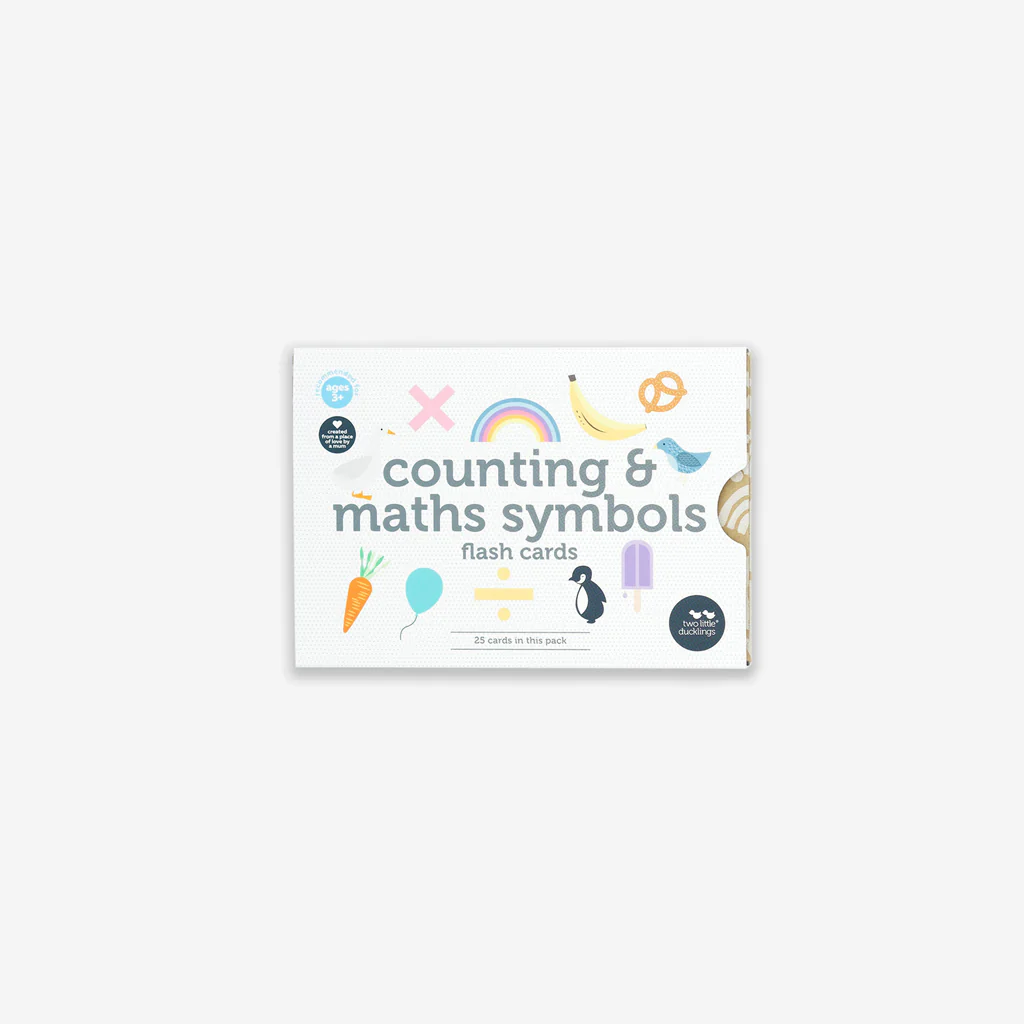 Two Little Ducklings Counting and Maths Flash Cards