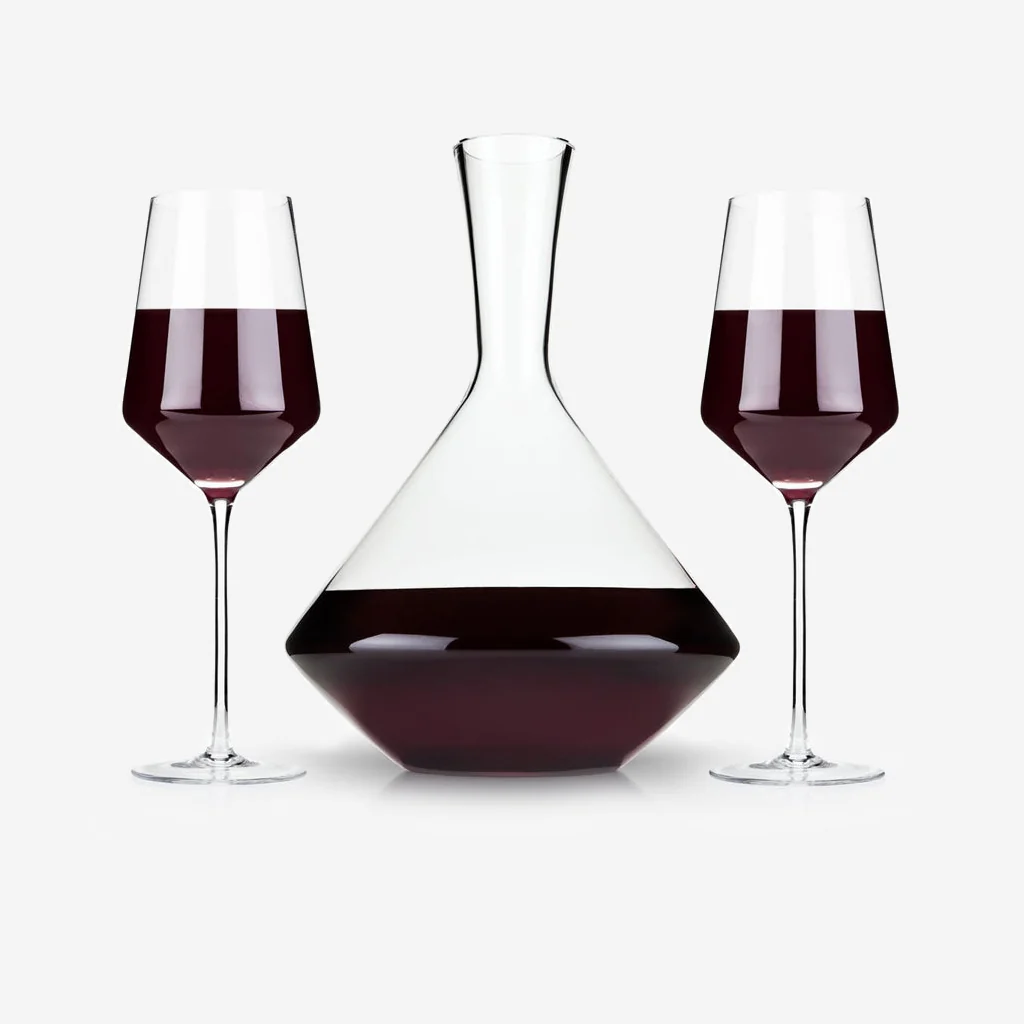 Viski Angled Crystal Bordeaux Gift Set - Image 3