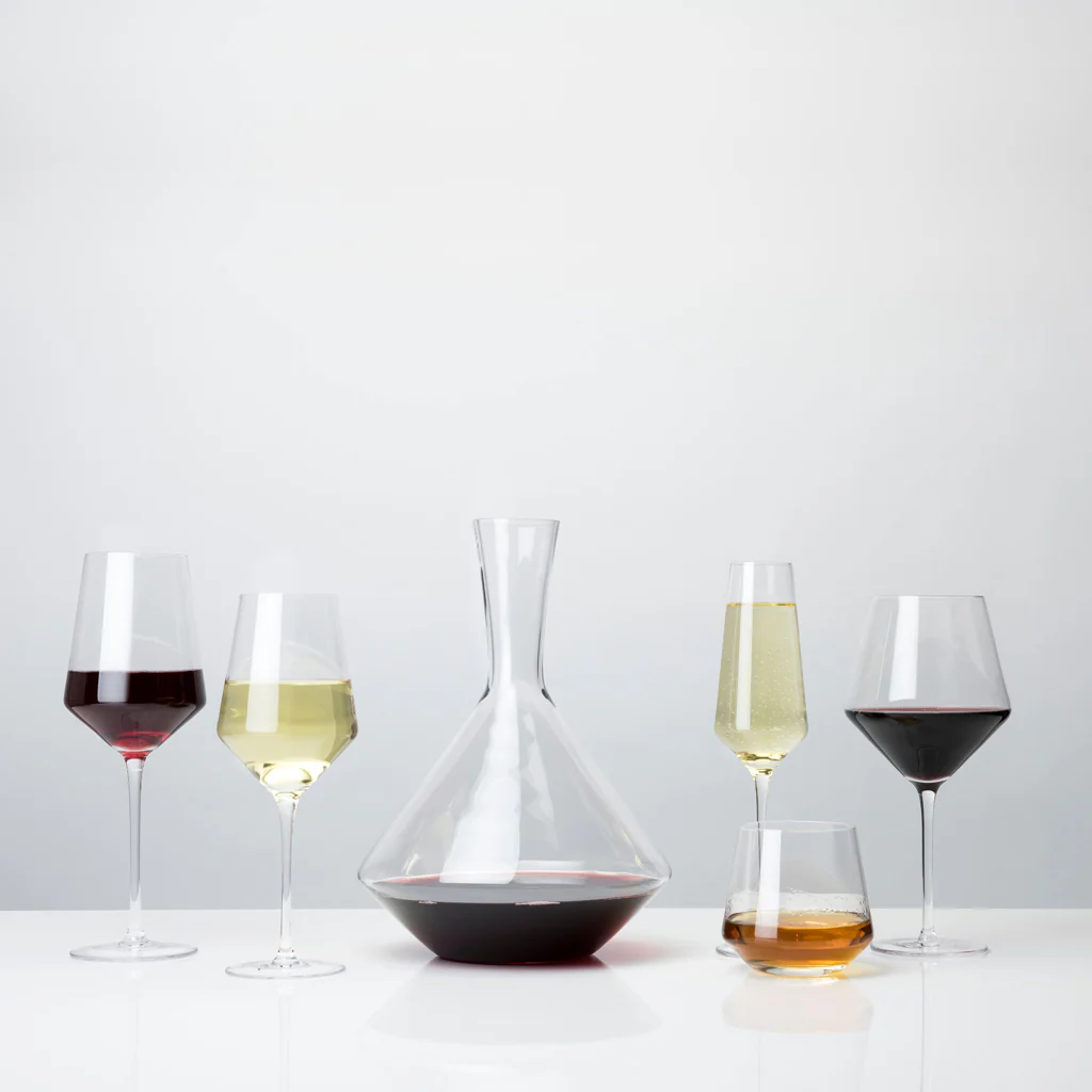 Viski Angled Crystal Prosecco Glasses - Image 6