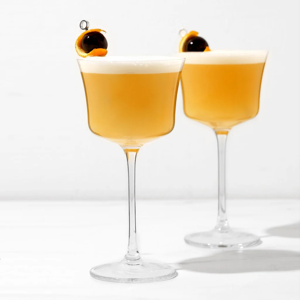 Viski Angled Crystal Sour Glasses Set - Image 3