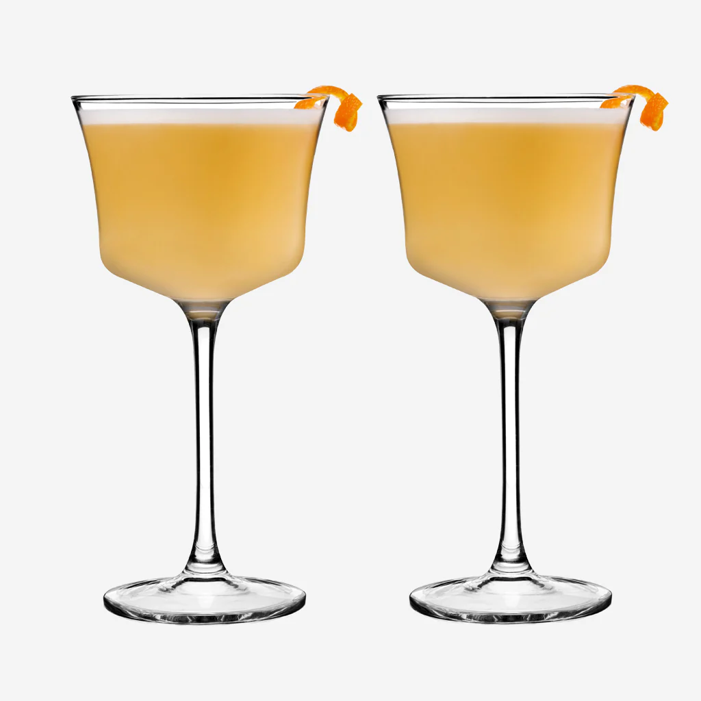 Viski Angled Crystal Sour Glasses Set - Image 5