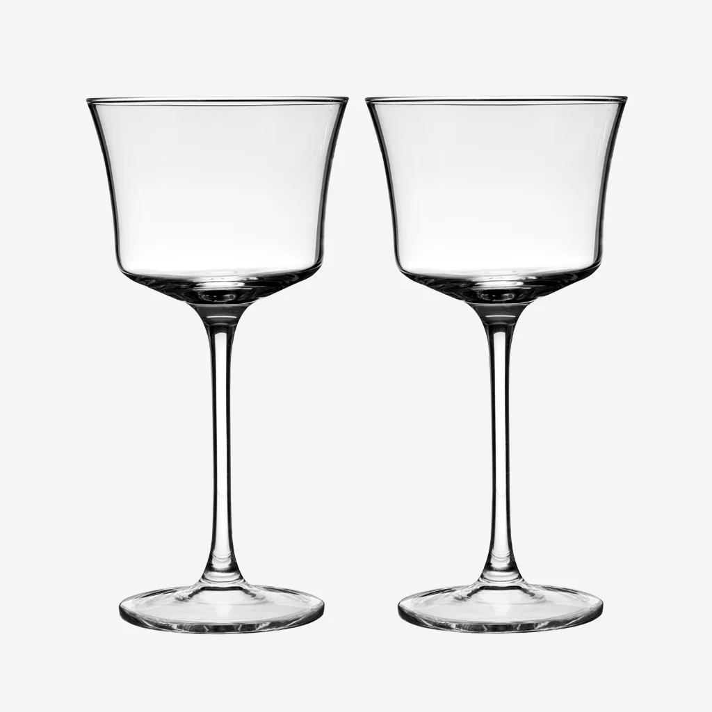Viski Angled Crystal Sour Glasses Set - Image 7
