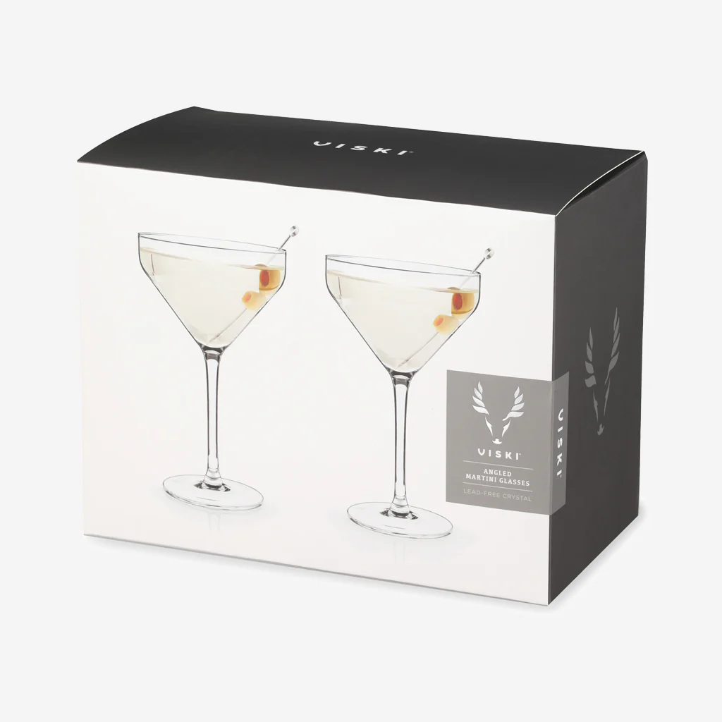 Viski Angled Martini Glasses - Image 5